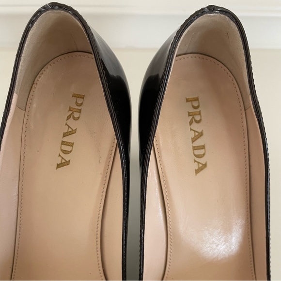 Prada | Patent Leather Pumps - Shimmer Brown - size EU 36 - Picture 3 of 16